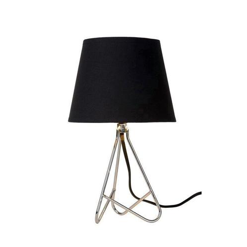 Moderne tafellamp Gitta, Chroom, Huis en Inrichting, Lampen | Tafellampen, Nieuw, Metaal, Minder dan 50 cm, Ophalen of Verzenden