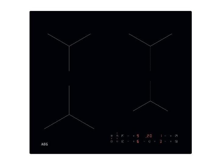 Aeg - Inductie Kookplaat - Zwart, Witgoed en Apparatuur, Kookplaten, Inductie, Nieuw, 4 kookzones, Verzenden