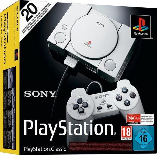 Sony Playstation Classic Mini (Incl. 2 controllers) (Nieuw), Spelcomputers en Games, Spelcomputers | Sony PlayStation 1, Nieuw