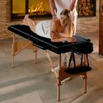 Massagetafel met 2 zones, vulling van 7,5 cm en houten frame, Sport en Fitness, Massageproducten, Verzenden, Nieuw