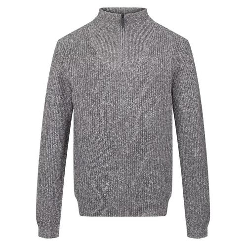 -67% Regatta  Regatta Heren kaison marl gebreide trui met ha, Kleding | Heren, Truien en Vesten, Grijs, Nieuw, Verzenden