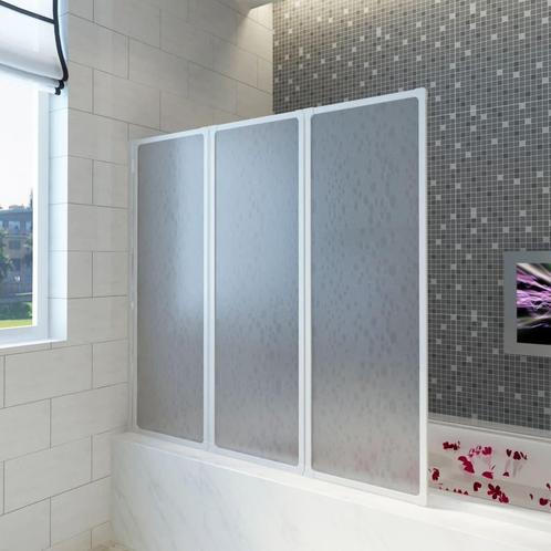 Badscherm 3 Panelen 141x132 - Retourdeal - Ruimtebesparend!, Huis en Inrichting, Badkamer | Badkamermeubels, Nieuw, Overige typen