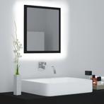 vidaXL Badkamerspiegel LED 40x8,5x37 cm acryl zwart, Huis en Inrichting, Tafels | Kaptafels, Verzenden, Nieuw