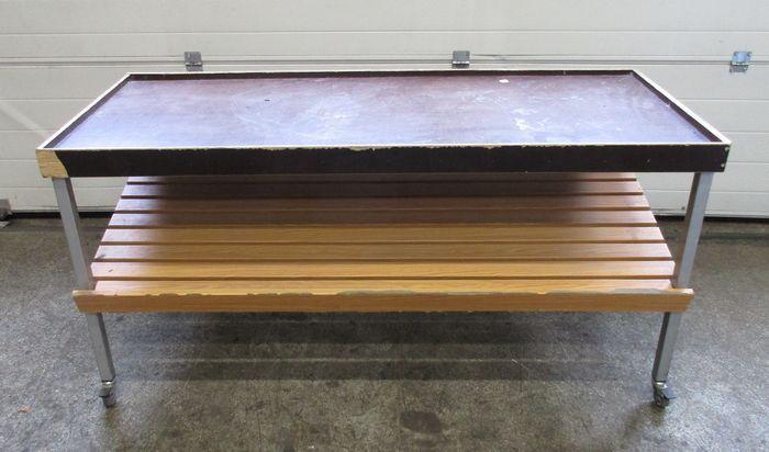 Groente-/ Broodrek, Presentatietafel B154 x D63,5 x H74cm, Zakelijke goederen, Kantoor en Winkelinrichting | Magazijn, Stelling en Opslag
