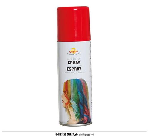 Haarspray rood 125ml, Kleding | Dames, Carnavalskleding en Feestkleding, Nieuw, Ophalen of Verzenden