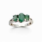 Zonder Minimumprijs - Harry Ivens - Ring Zilver - Smaragd, Nieuw