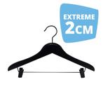*TIP*  Hanger black Helena 44 cm clips Extreme 2cm Dik, Zakelijke goederen, Kantoor en Winkelinrichting | Winkel en Inventaris