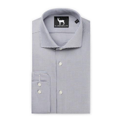 GENTS - Blumfontain hook witblauw - M7 39/40, Kleding | Heren, Overhemden, Verzenden