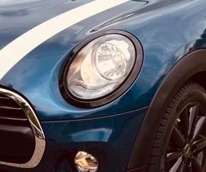 Koplamp ring / Sierring Mini F56 Black (set), Auto-onderdelen, Verlichting, Nieuw, Mini, Ophalen of Verzenden