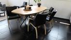 Bellagio bamboe design eettafel 220x110cm, Ophalen of Verzenden, Zo goed als nieuw, Metaal