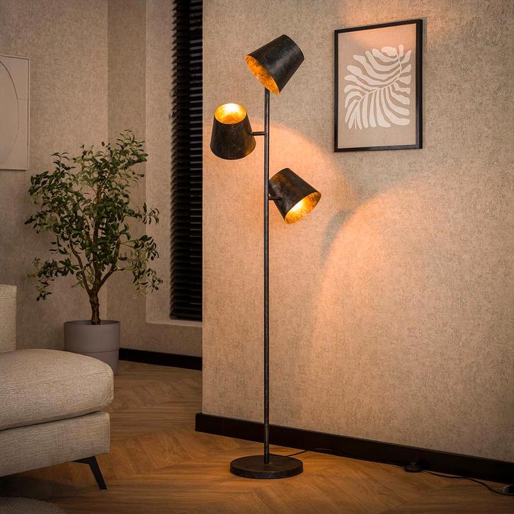 *WOONWINKEL* Verstelbare Vloerlamp Industrieel, Huis en Inrichting, Lampen | Vloerlampen, Nieuw, Verzenden