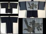 Hawk / Japanse Vintage Kimono Haori Jas Ensemble Set - Zijde, Antiek en Kunst