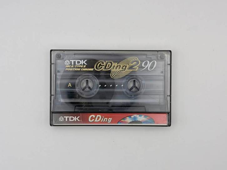 TDK Cassettebandje CDing2 90 - Chrome Position, Cd's en Dvd's, Cassettebandjes, Ophalen of Verzenden