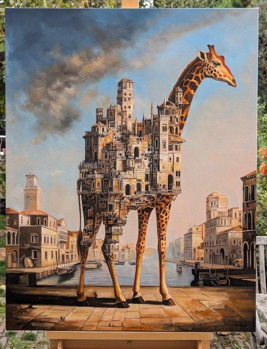 Wilhem von Kalisz - The Dreamer’s Paradox (XL size), Antiek en Kunst, Kunst | Schilderijen | Modern