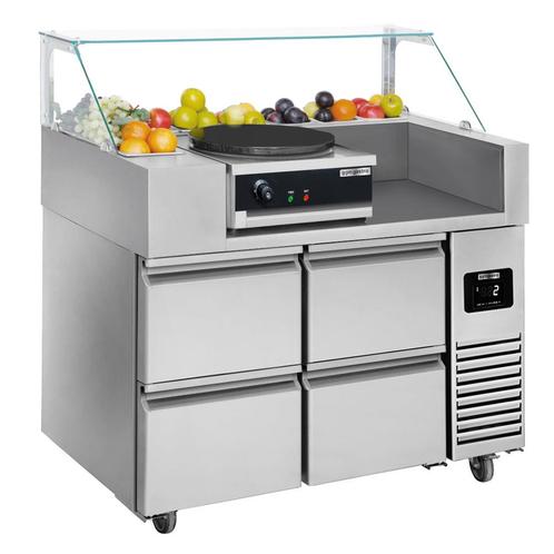 GGM Gastro | Voorbereidingstafel - 1210mm - 4 laden - voor |, Zakelijke goederen, Horeca | Meubilair en Inrichting, Nieuw in verpakking