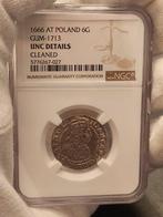 Polen. John Casimir II. 5 Groschen 1666 AT Poland 6G GUM -