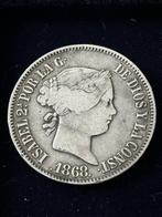 Spanje. Isabel II. 50 centavos 1868 - Manila (Zonder
