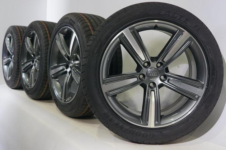 Audi A8 4N  19 inch velgen Goodyear  Zomerbanden Origineel, Auto-onderdelen, Banden en Velgen, Velg(en), Gebruikt, 19 inch, Zomerbanden