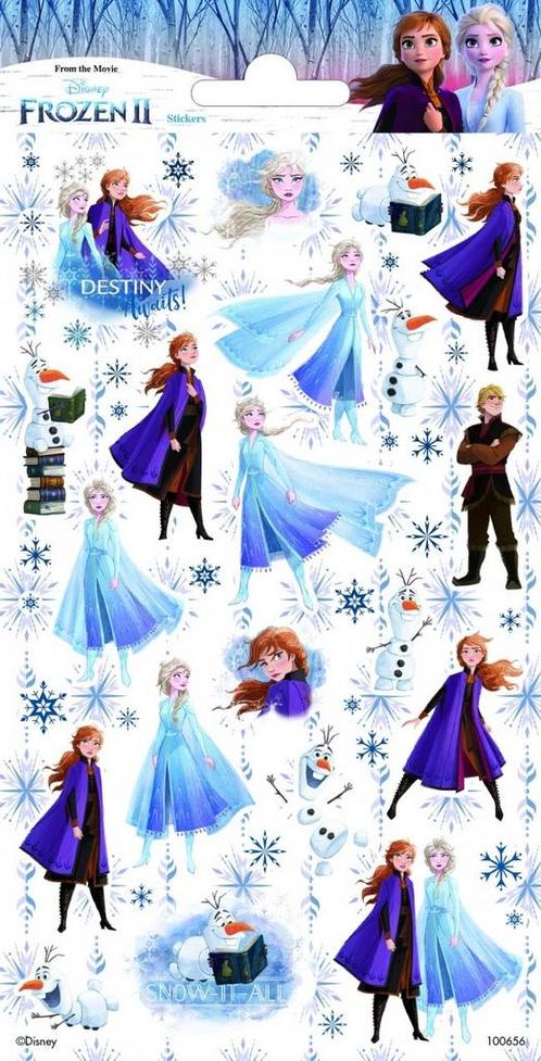 Frozen Stickers Glitter, Hobby en Vrije tijd, Feestartikelen, Nieuw, Verzenden