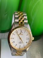 Enicar - Ref.2165.40.80 - Two Tone Bracelet - Roman Numerals, Nieuw