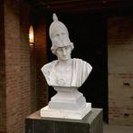 sculptuur, Busto Atena - 40 cm - Materiale marmorina van, Antiek en Kunst