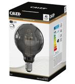 Calex LED Glasfiber Globelamp G95 3.5W 40lm 2000K Titaniu..., Huis en Inrichting, Ophalen of Verzenden, Nieuw