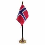 Noorwegen versiering tafelvlag 10 x 15 cm - Noorwegen vers.., Verzenden, Nieuw
