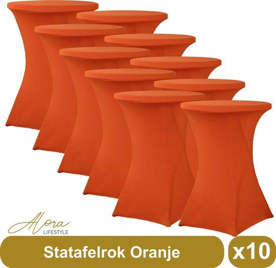 Statafelrok oranje 80 cm per 10 (Diverse artikelen, Merken), Kinderen en Baby's, Speelgoed | Actiefiguren, Nieuw, Ophalen of Verzenden