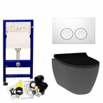 UP100 Toiletset 13 Idevit Alfa Matzwart Rimfree Met Bril En, Ophalen of Verzenden, Nieuw