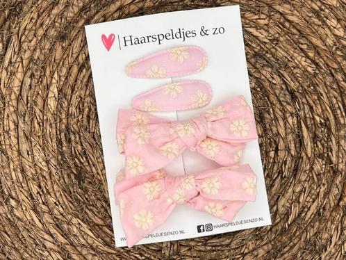 Haarstrik Flo setje 10 - set van twee strikken en twee speld, Sieraden, Tassen en Uiterlijk, Uiterlijk | Haarverzorging, Nieuw