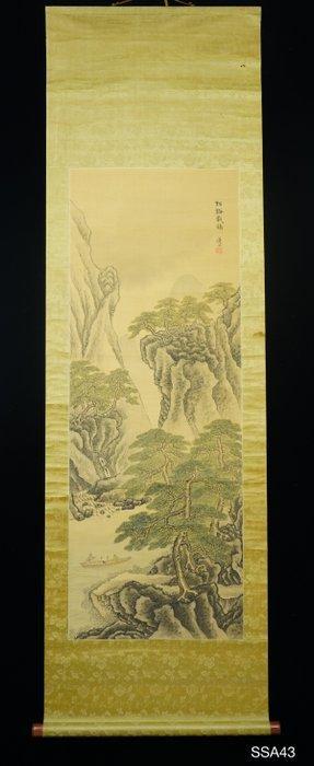 Landscape - ca 1900-1920(Meiji / Taisho) - Renshu  - Japan, Antiek en Kunst, Antiek | Overige Antiek