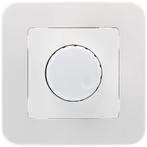 LED Dimmer - 230V - Inbouw Enkel Knop - 1-300W - Wit, Ophalen of Verzenden, Nieuw