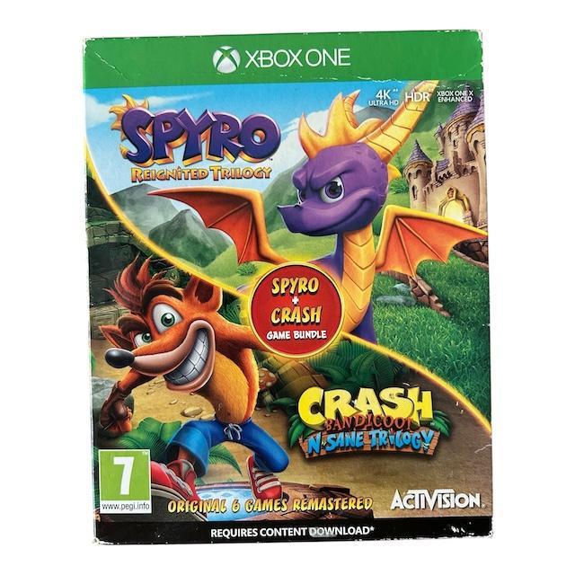 Spyro Reignited Trilogy + Crash Bandicoot N Sane Trilogy, Spelcomputers en Games, Games | Xbox One, Verzenden