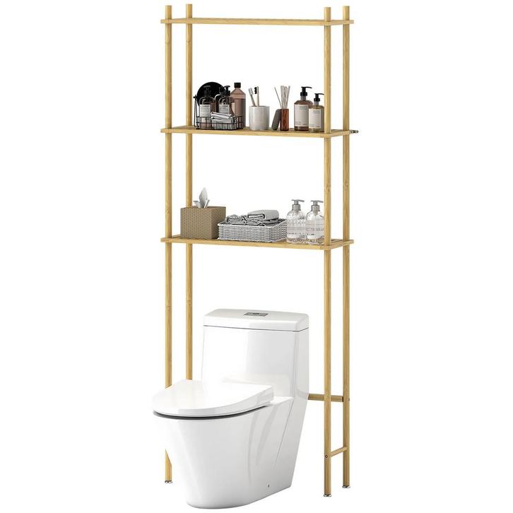 TRUUSK Toilettenrek 3 Niveaus - Badkamerrek Met Kantelbeveil, Huis en Inrichting, Badkamer | Badkamermeubels, Nieuw, Verzenden