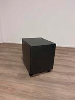 Gebruikt ladeblok zwart met 2 laden, Nieuw in verpakking