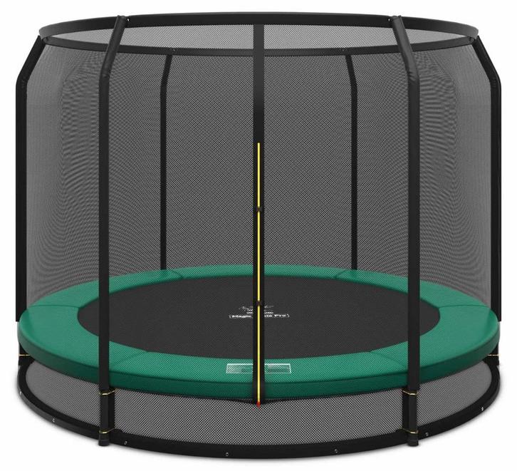 Ingraaf Trampoline Magic Circle Pro 251 cm Groen met, Kinderen en Baby's, Speelgoed | Buiten | Trampolines, Nieuw, Ophalen of Verzenden
