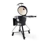 Premium Kamado BBQ | Inklapbare bamboe tafels | Thermometer, Verzenden, Nieuw in verpakking