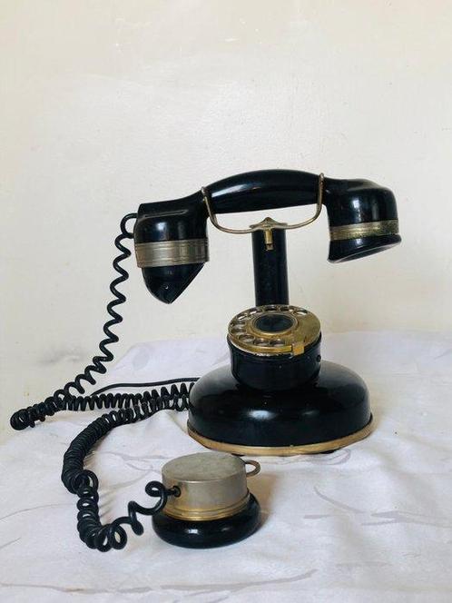Telcer - Analoge telefoon - Verguld, Antiek en Kunst, Kunst | Designobjecten
