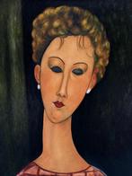 Vrouw met oorbellen naar Amedeo Modigliani, Huis en Inrichting, Nieuw