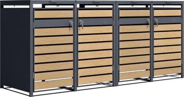 Lucas Metal Garbage Bin Shed XXL - 4 x 240 L (Merken) beschikbaar voor biedingen