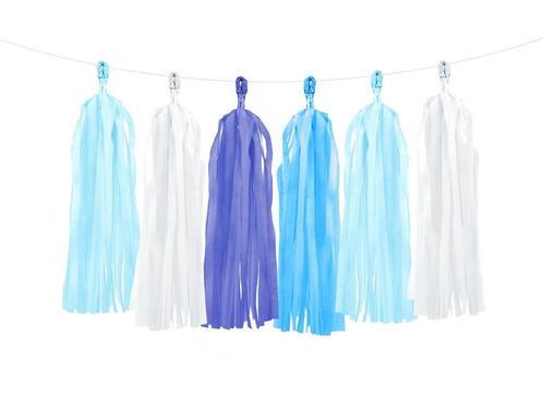 Tassel Slinger Blauw 2m, Hobby en Vrije tijd, Feestartikelen, Nieuw, Verzenden