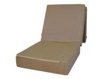 Opvouwbaar matras - logeermatras - 195x65x15 cm - cappuccino, Huis en Inrichting, Ophalen of Verzenden, Nieuw