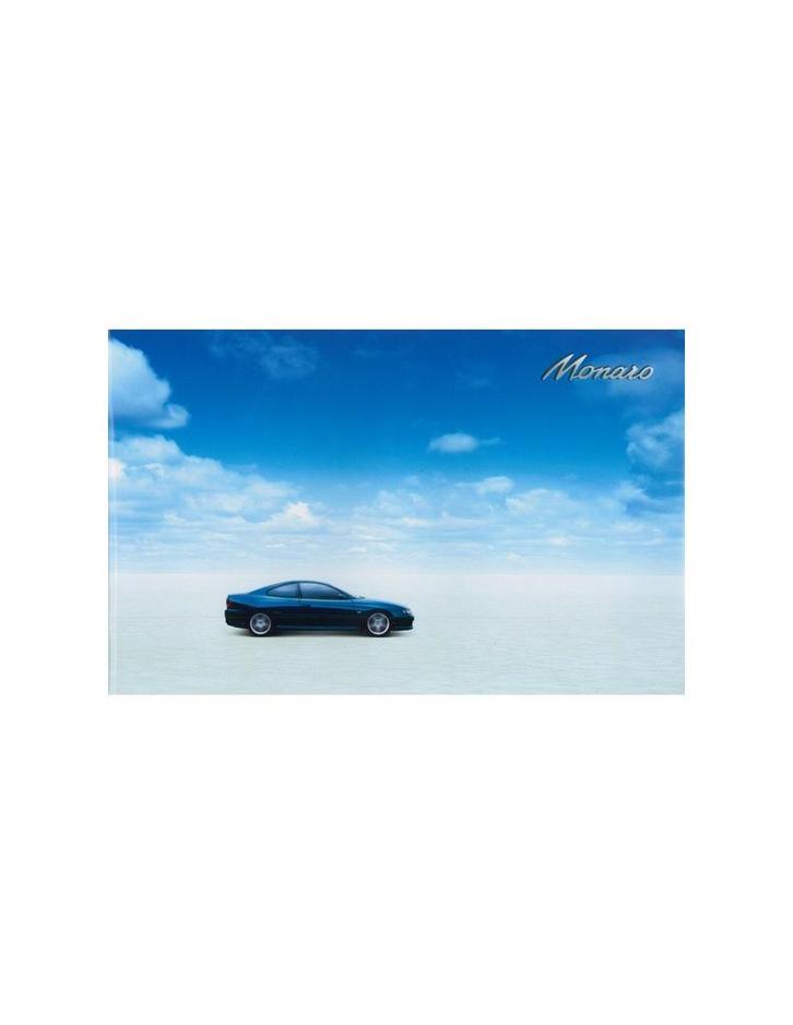 2002 HOLDEN MONARO BROCHURE ENGELS, Boeken, Auto's | Folders en Tijdschriften