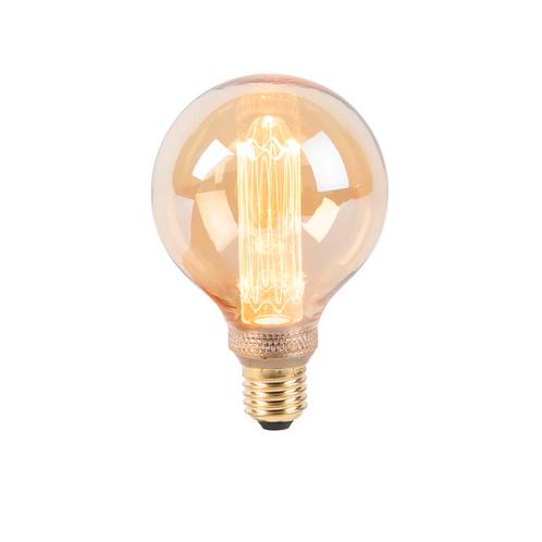 LED lamp G95 E27 5W 1800K amber 3-staps dimbaar, Huis en Inrichting, Lampen | Losse lampen, Nieuw