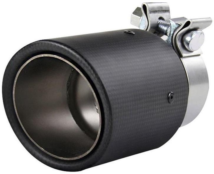 Enkel carbon sierstuk rond schuin aflopend afgerond, Auto-onderdelen, Overige Auto-onderdelen, Ophalen of Verzenden