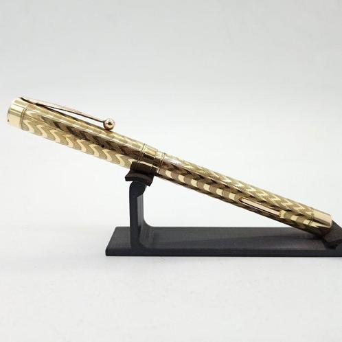 Sheaffer - Flat Top - Gold plated - Vulpen, Verzamelen, Pennenverzamelingen