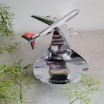 Swiss Air, Bühler - Asbak - Chroom - DC 8 Vliegtuig Asbak, Antiek en Kunst