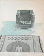 David Hockney (1937) - Corbusier Chair and Rug, Antiek en Kunst, Kunst | Schilderijen | Modern