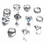 Fako Bijoux® - Bohemian Stijl Ringenset - Puca - 11-Delig -, Sieraden, Tassen en Uiterlijk, Ringen, Verzenden, Nieuw