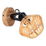 Opbouwspot / Wandspot VALLI 1-lichts Matt zwart E27 38cm, Ophalen of Verzenden, Nieuw, Plafondspot of Wandspot, Led